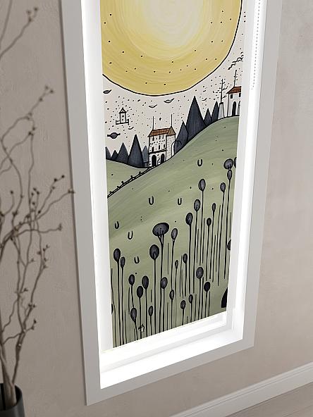 Рулонная штора Теринт - 184 - ширина 47 см - фото 3