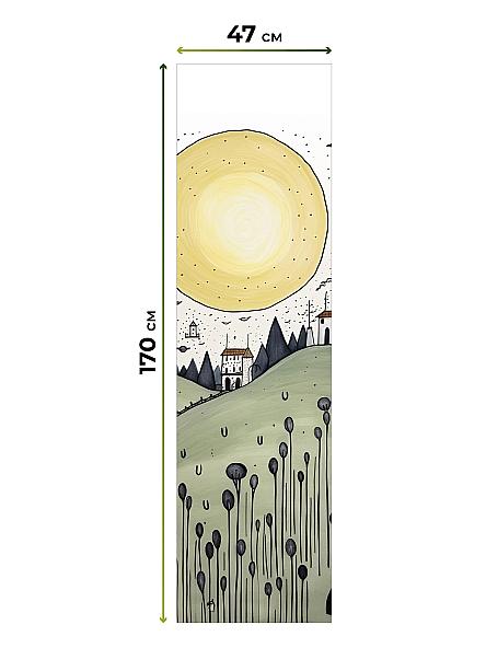 Рулонная штора Теринт - 184 - ширина 47 см - фото 5