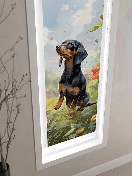 Рулонная штора Теринт - 185 - ширина 47 см - фото 3