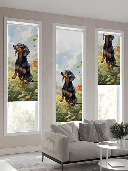 Рулонная штора Теринт - 185 - ширина 47 см - фото 4