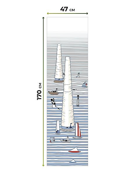 Рулонная штора Теринт - 190 - ширина 47 см - фото 5