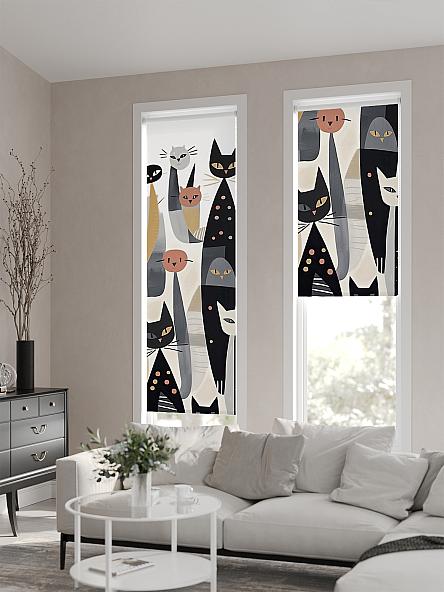 Рулонная штора Теринт - 191 - ширина 47 см - фото 2