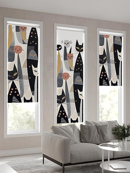 Рулонная штора Теринт - 191 - ширина 47 см - фото 4