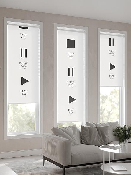 Рулонная штора для кухни для детской Феринт - 02 - ширина 52 см - фото 4