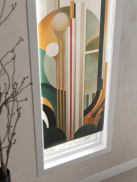 Рулонная штора для кухни для детской Феринт - 35 - ширина 52 см - фото 3