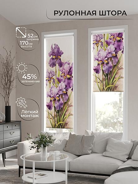 Рулонная штора для кухни для детской Феринт - 37 - ширина 52 см