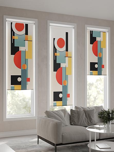 Рулонная штора для кухни для детской Феринт - 43 - ширина 52 см - фото 4