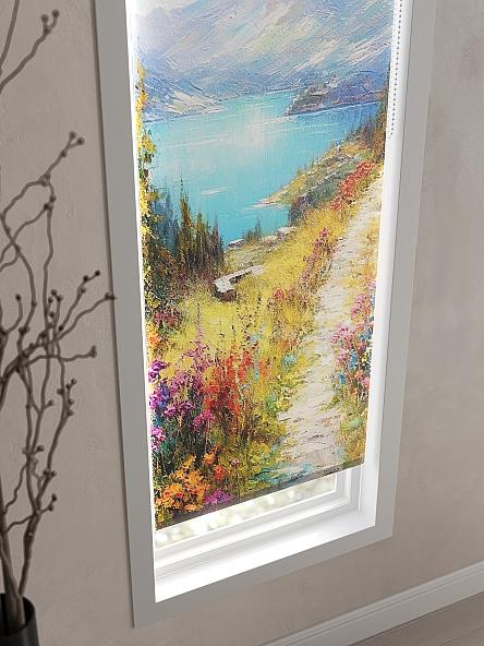 Рулонная штора для кухни для детской Феринт - 48 - ширина 52 см - фото 3