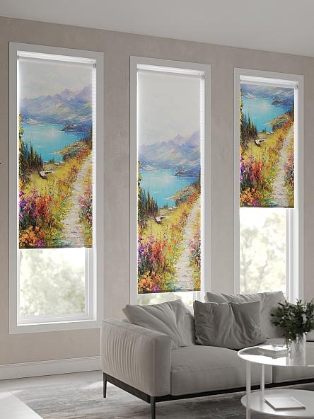 Рулонная штора для кухни для детской Феринт - 48 - ширина 52 см - фото 4