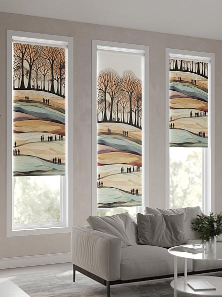 Рулонная штора для кухни для детской Феринт - 53 - ширина 52 см - фото 4