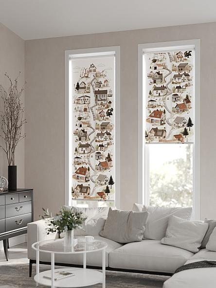 Рулонная штора для кухни для детской Феринт - 56 - ширина 52 см - фото 2