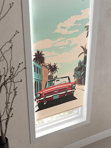 Рулонная штора для кухни для детской Феринт - 57 - ширина 52 см - фото 3