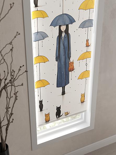 Рулонная штора для кухни для детской Феринт - 59 - ширина 52 см - фото 3