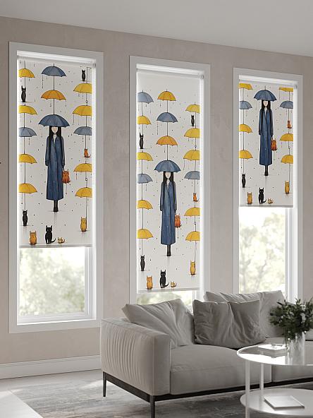 Рулонная штора для кухни для детской Феринт - 59 - ширина 52 см - фото 4