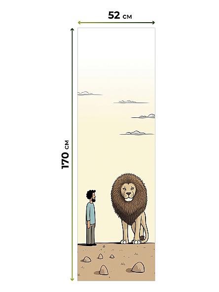 Рулонная штора для кухни для детской Феринт - 63 - ширина 52 см - фото 5