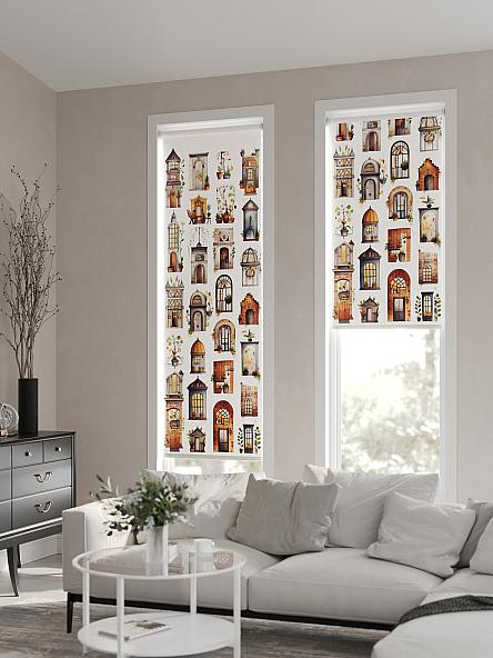 Рулонная штора для кухни для детской Феринт - 64 - ширина 52 см - фото 2