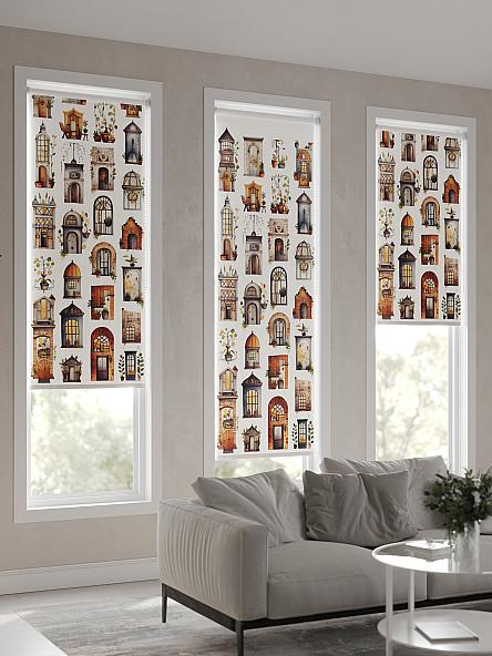 Рулонная штора для кухни для детской Феринт - 64 - ширина 52 см - фото 4