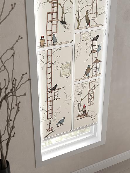 Рулонная штора для кухни для детской Феринт - 73 - ширина 52 см - фото 3