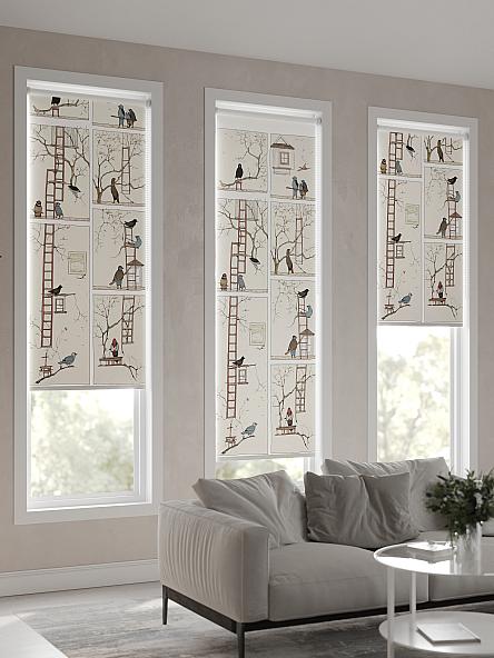 Рулонная штора для кухни для детской Феринт - 73 - ширина 52 см - фото 4