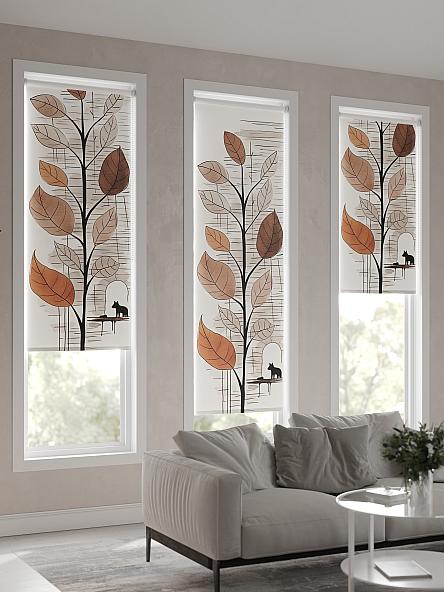 Рулонная штора для кухни для детской Феринт - 75 - ширина 52 см - фото 4