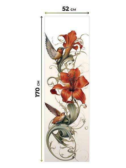 Рулонная штора для кухни для детской Феринт - 76 - ширина 52 см - фото 5