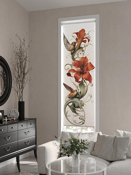 Рулонная штора для кухни для детской Феринт - 76 - ширина 52 см - фото 6