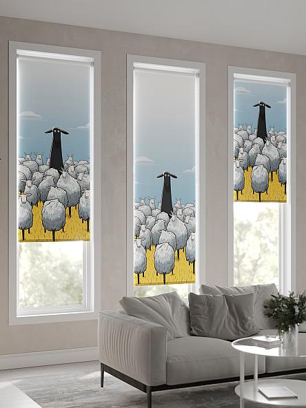 Рулонная штора для кухни для детской Феринт - 79 - ширина 52 см - фото 4