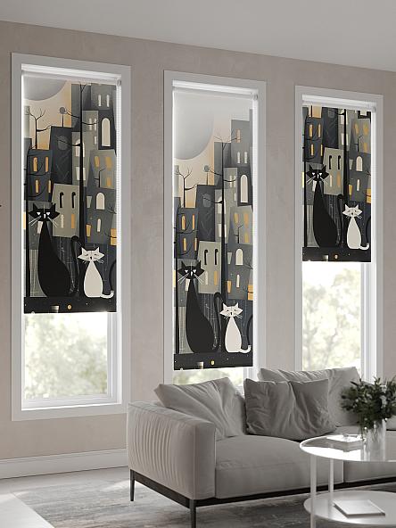 Рулонная штора для кухни для детской Феринт - 84 - ширина 52 см - фото 4