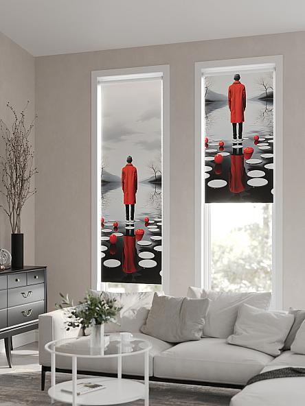 Рулонная штора для кухни для детской Феринт - 87 - ширина 52 см - фото 2