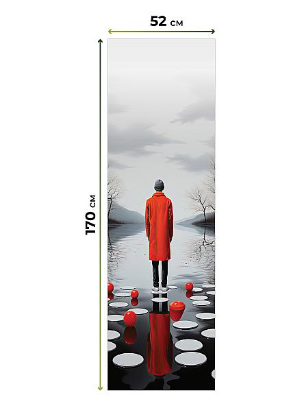 Рулонная штора для кухни для детской Феринт - 87 - ширина 52 см - фото 5