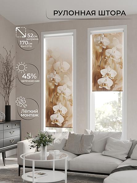 Рулонная штора для кухни для детской Феринт - 92 - ширина 52 см