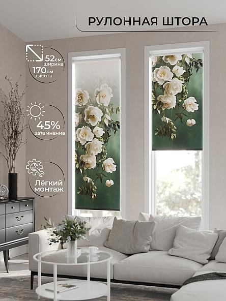 Рулонная штора для кухни для детской Феринт - 101 - ширина 52 см