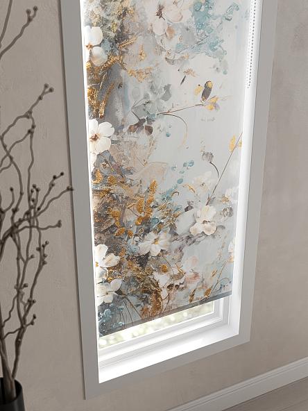 Рулонная штора для кухни для детской Феринт - 104 - ширина 52 см - фото 3