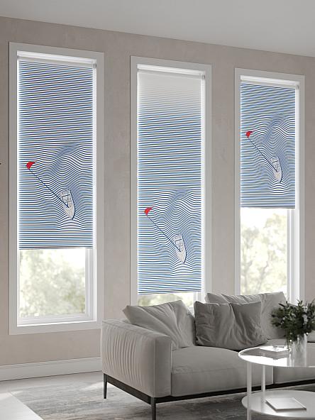 Рулонная штора для кухни для детской Феринт - 106 - ширина 52 см - фото 4