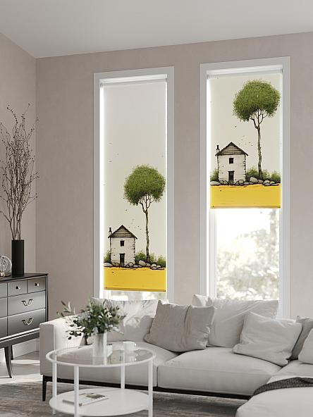 Рулонная штора для кухни для детской Феринт - 109 - ширина 52 см - фото 2