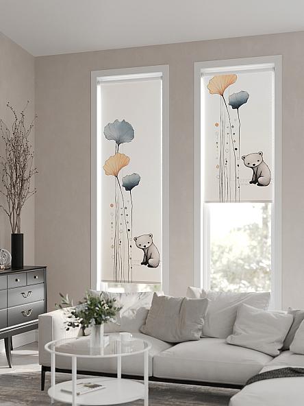 Рулонная штора для кухни для детской Феринт - 119 - ширина 52 см - фото 2