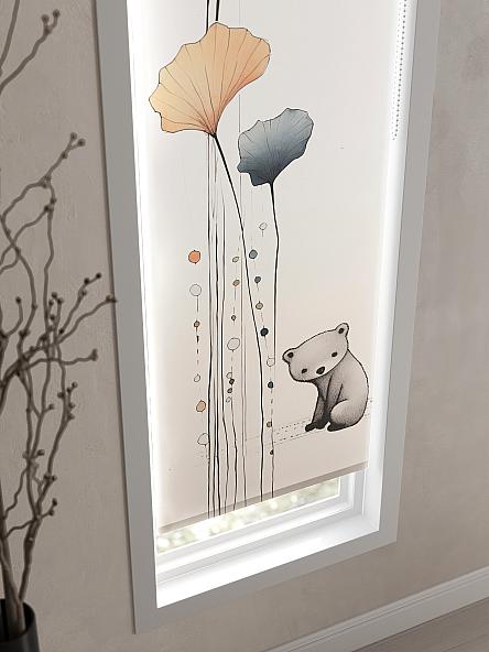 Рулонная штора для кухни для детской Феринт - 119 - ширина 52 см - фото 3