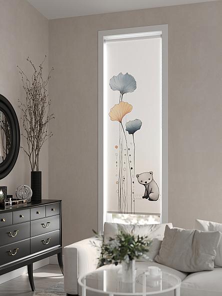 Рулонная штора для кухни для детской Феринт - 119 - ширина 52 см - фото 6