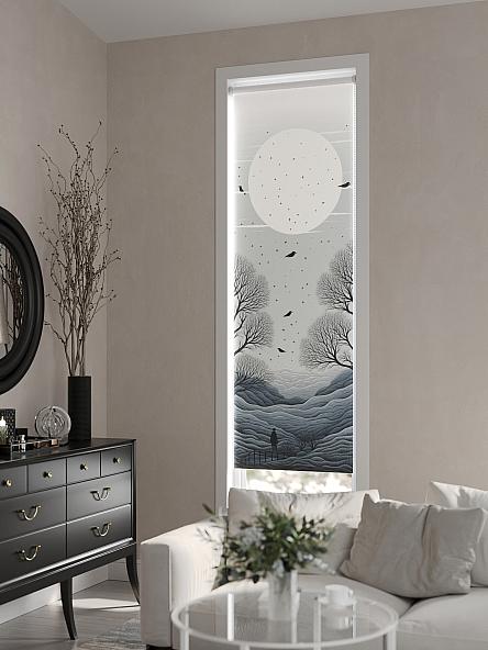 Рулонная штора для кухни для детской Феринт - 121 - ширина 52 см - фото 6