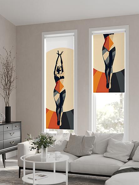 Рулонная штора для кухни для детской Феринт - 132 - ширина 52 см - фото 2