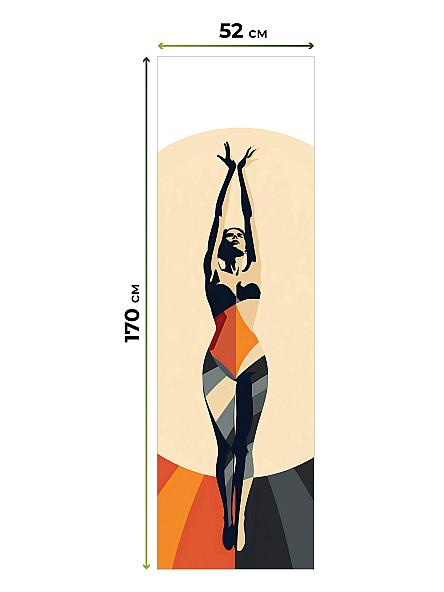 Рулонная штора для кухни для детской Феринт - 132 - ширина 52 см - фото 5