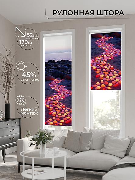 Рулонная штора для кухни для детской Феринт - 159 - ширина 52 см