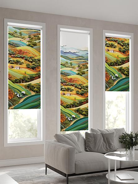 Рулонная штора для кухни для детской Феринт - 160 - ширина 52 см - фото 4