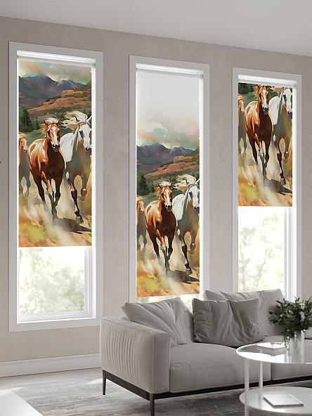 Рулонная штора для кухни для детской Феринт - 162 - ширина 52 см - фото 4