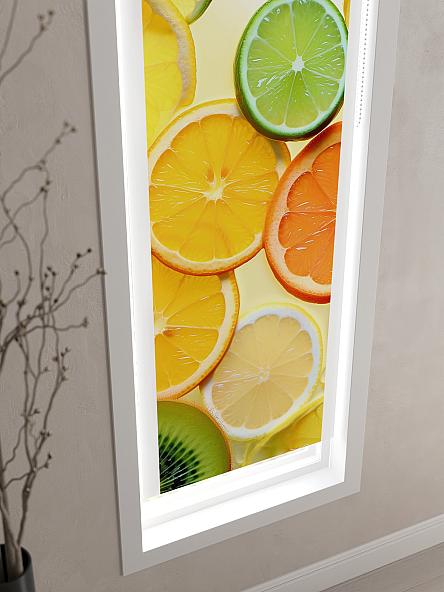 Рулонная штора для кухни для детской Феринт - 163 - ширина 52 см - фото 3