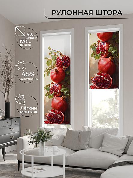 Рулонная штора для кухни для детской Феринт - 171 - ширина 52 см