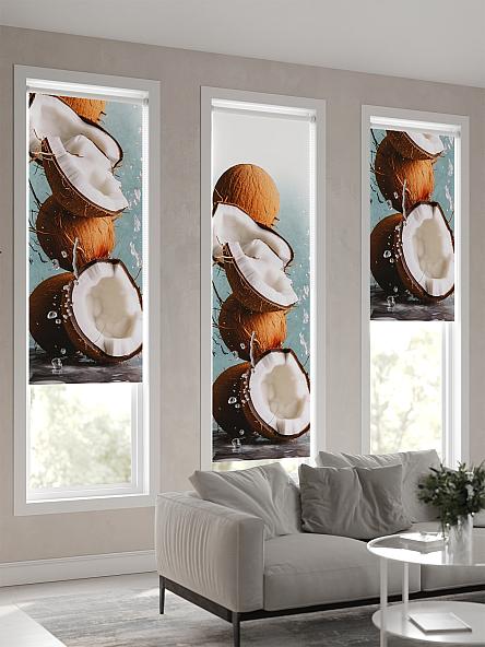 Рулонная штора для кухни для детской Феринт - 172 - ширина 52 см - фото 4