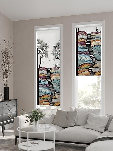 Рулонная штора для кухни для детской Феринт - 178 - ширина 52 см - фото 2