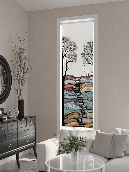 Рулонная штора для кухни для детской Феринт - 178 - ширина 52 см - фото 6