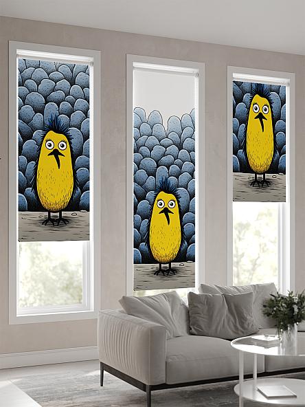 Рулонная штора для кухни для детской Феринт - 179 - ширина 52 см - фото 4